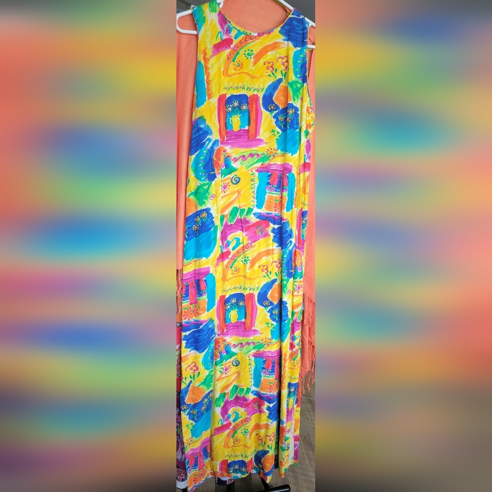 Vintage Xtreme Island Designs Hawaii Maxi Dress - Medium